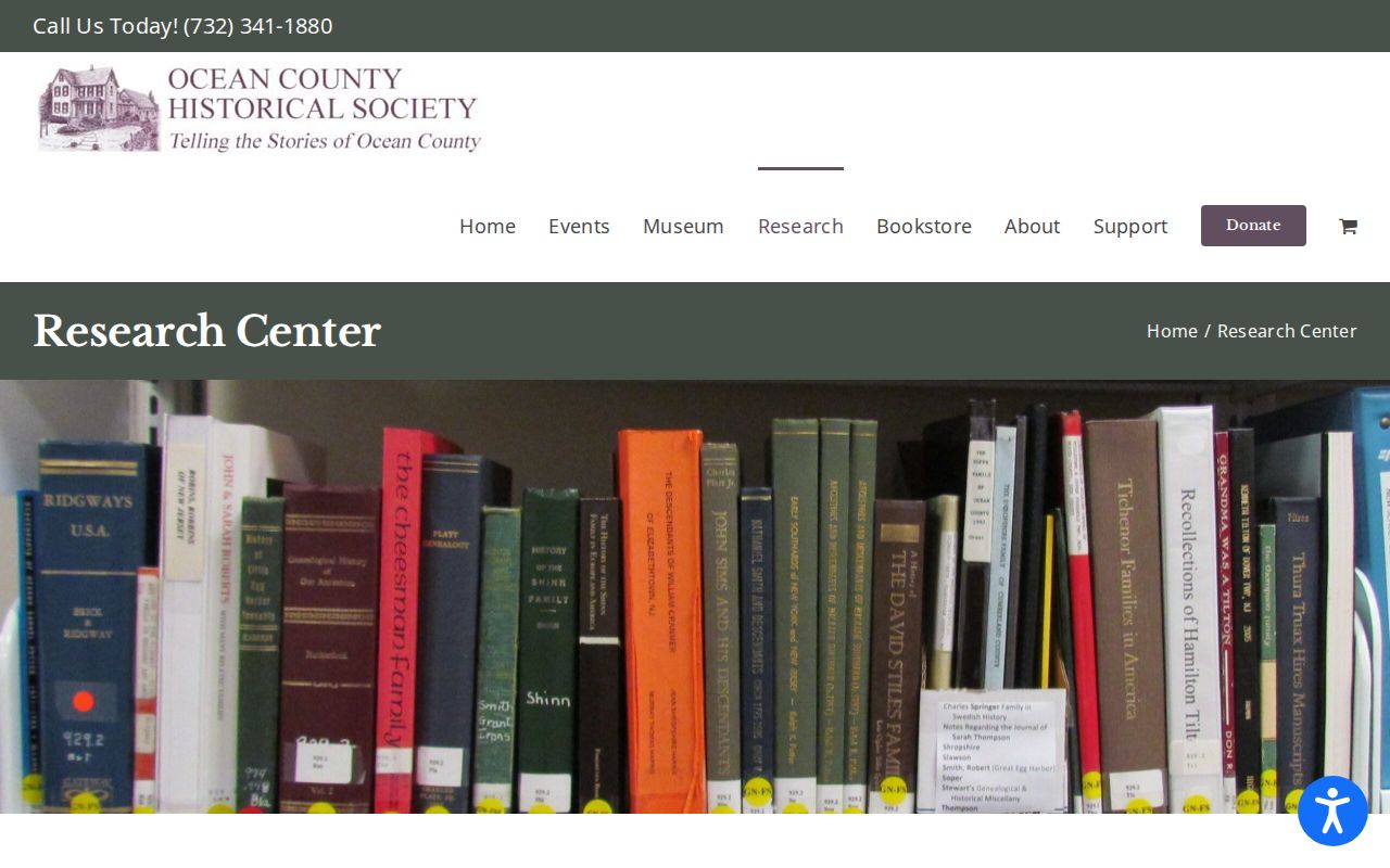 Manchester city directory historical research at the Ocean County Historical Society Research Center